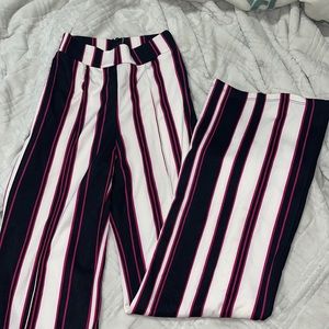 Striped pants NWOT
